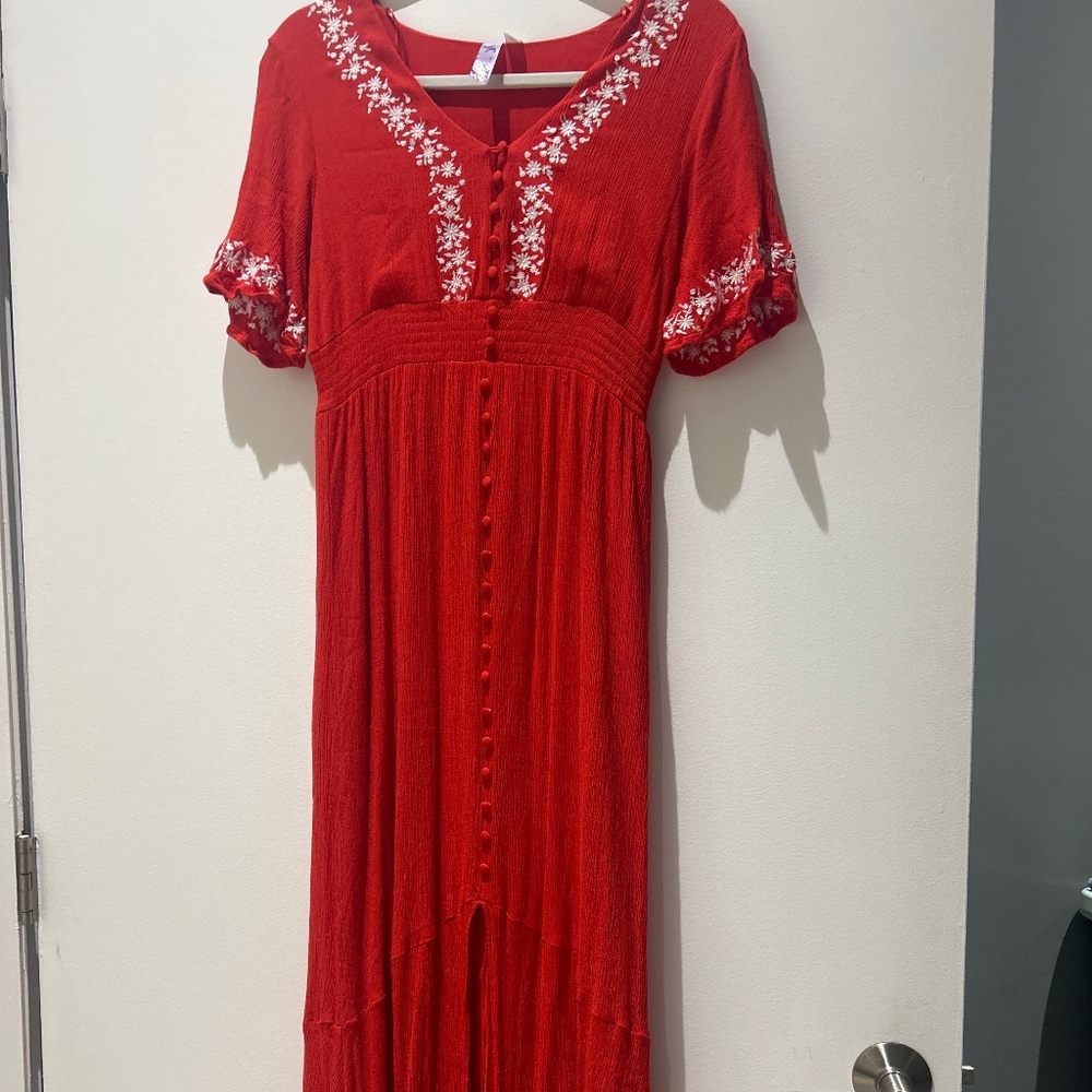 Orange Summer Dress